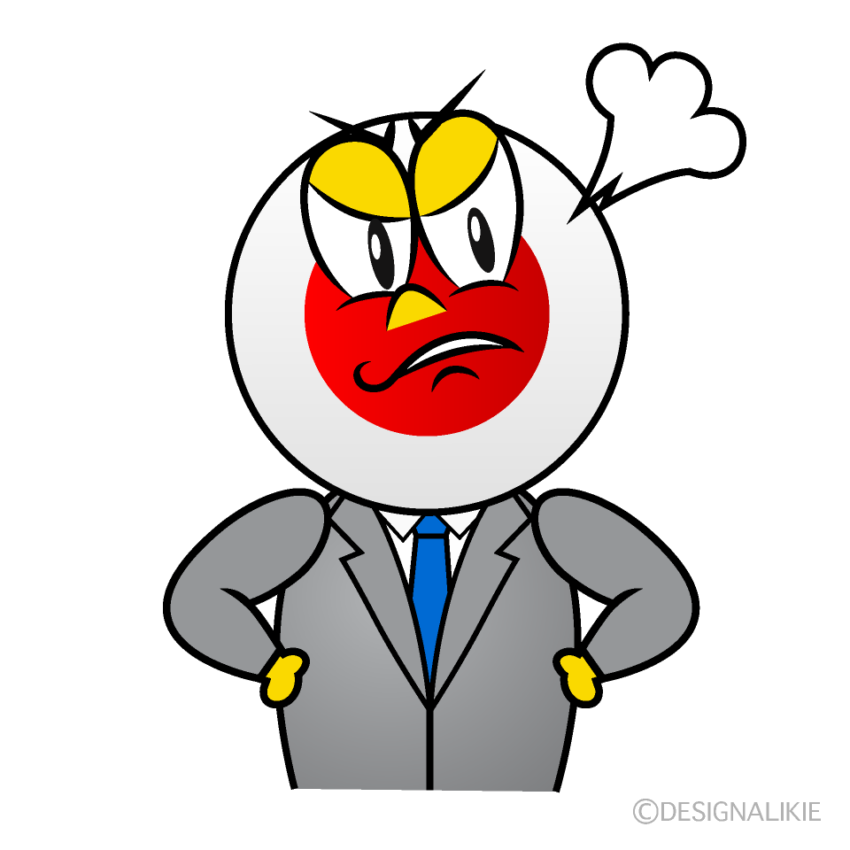 Angry Japanese Cartoon Character Image