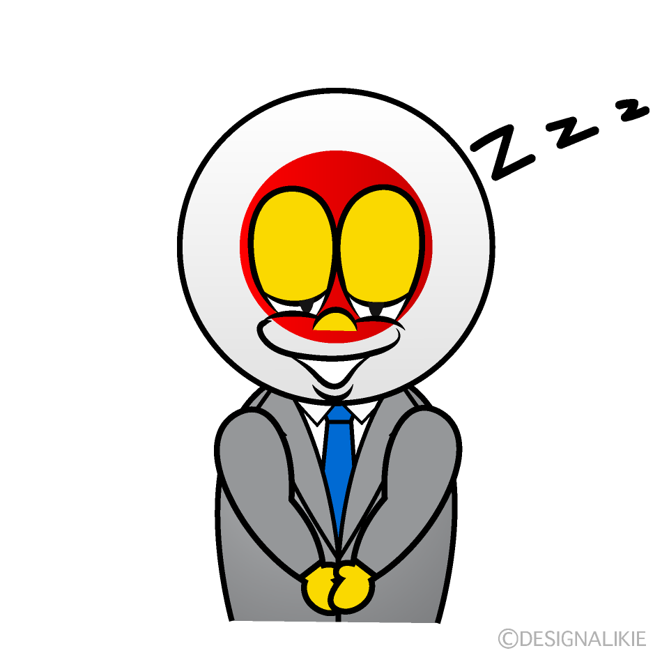 Sleeping Japanese Cartoon Character Image