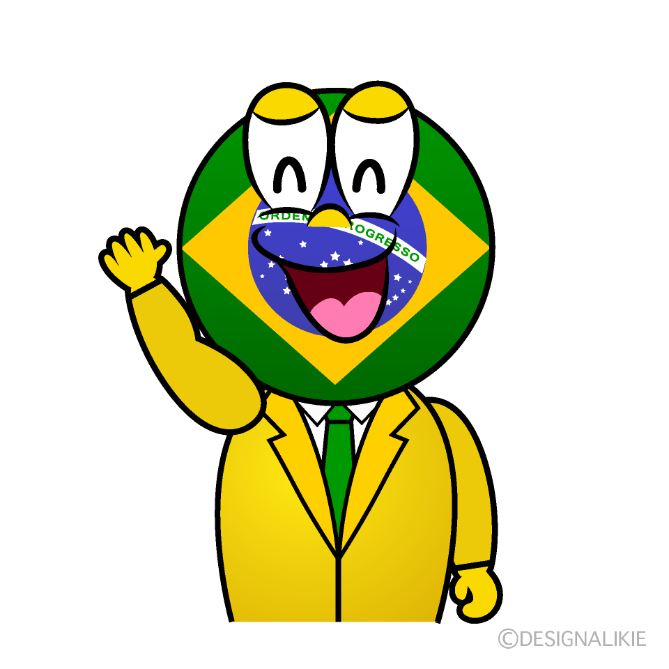 Smiling Brazilian Cartoon Character Image