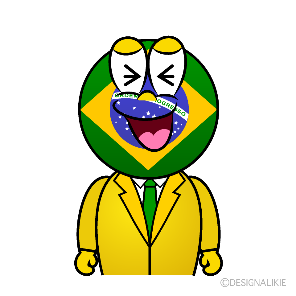 Laughing Brazilian Cartoon Character Image