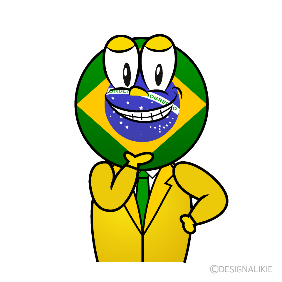 Grinning Brazilian Cartoon Character Image