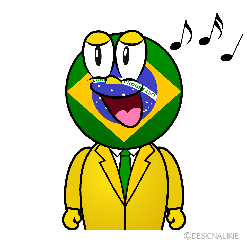 Singing Brazilian Cartoon Character Image