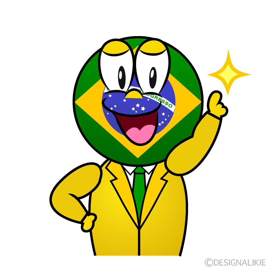 Posing Brazilian Cartoon Character Image