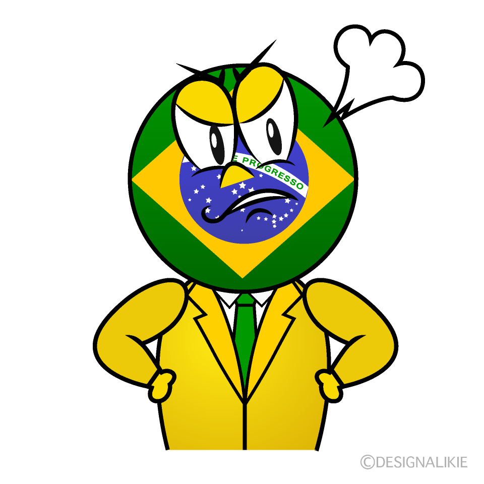 Angry Brazilian Cartoon Character Image