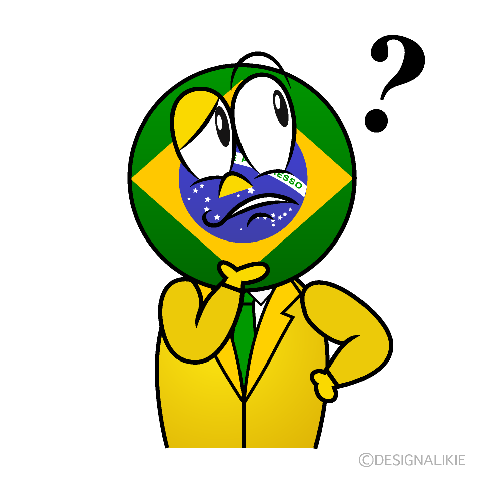 Thinking Brazilian Cartoon Character Image