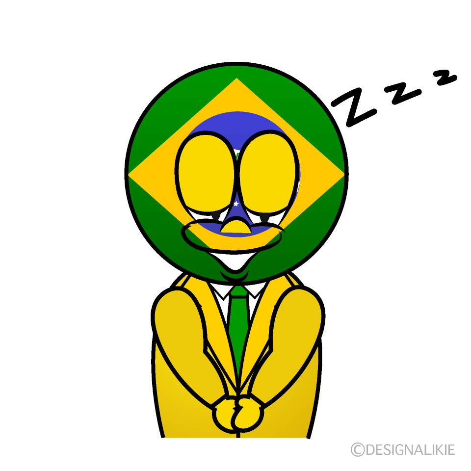 Sleeping Brazilian Cartoon Character Image