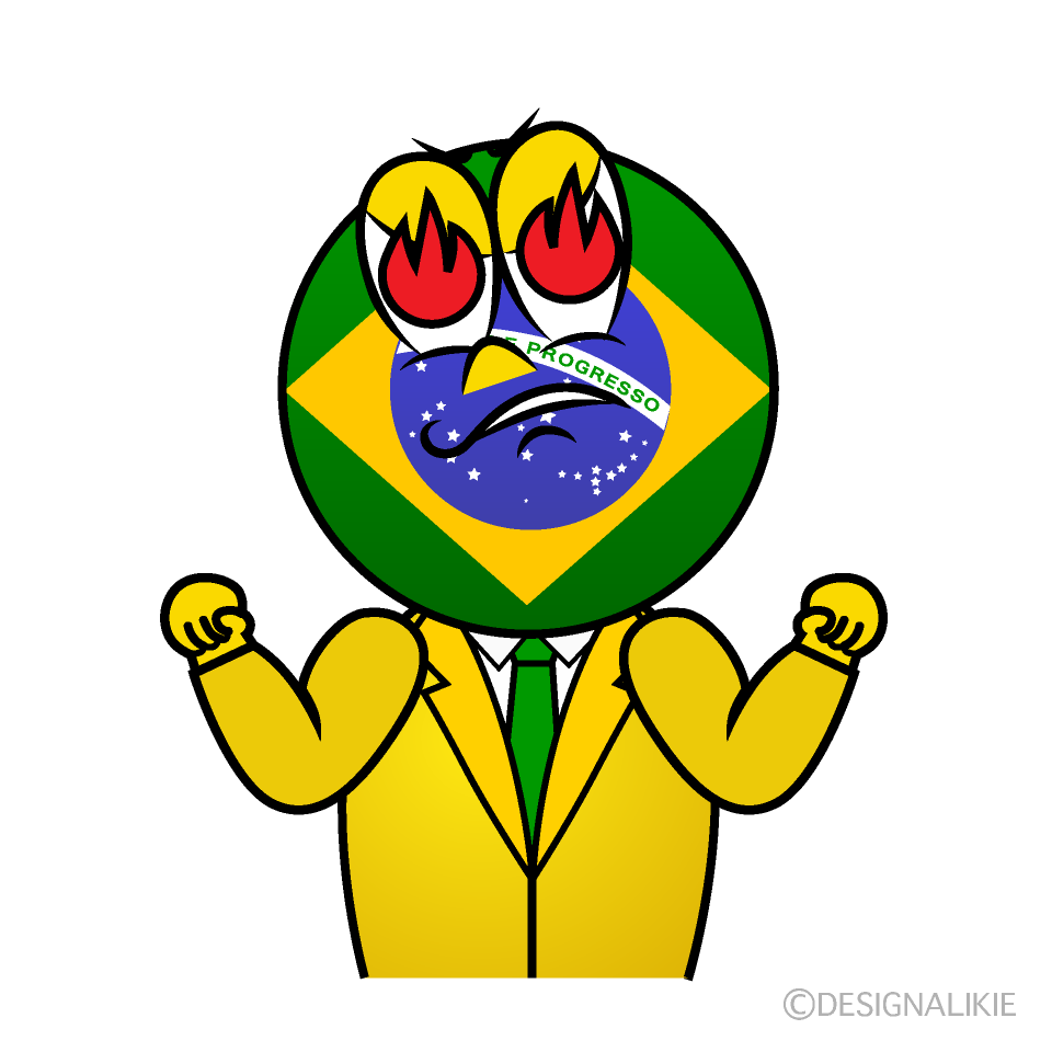 Enthusiasm Brazilian Cartoon Character Image