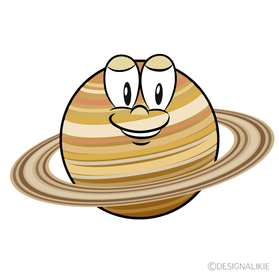 Saturn Cartoon Character Image