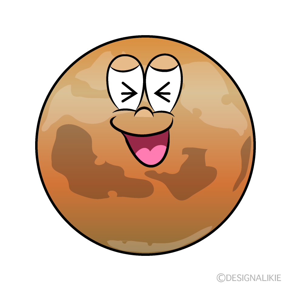 Laughing Mars Cartoon Character Image