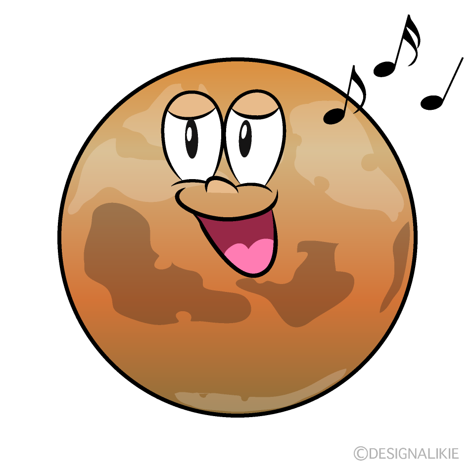 Singing Mars Cartoon Character Image