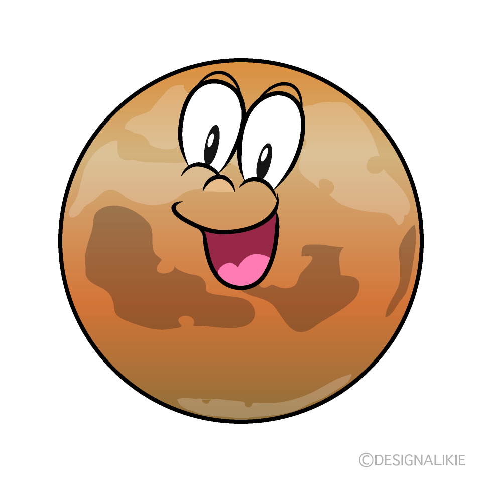 Surprising Mars Cartoon Character Image