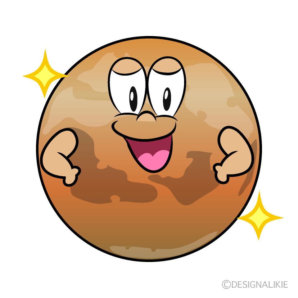 Glitter Mars Cartoon Character Image