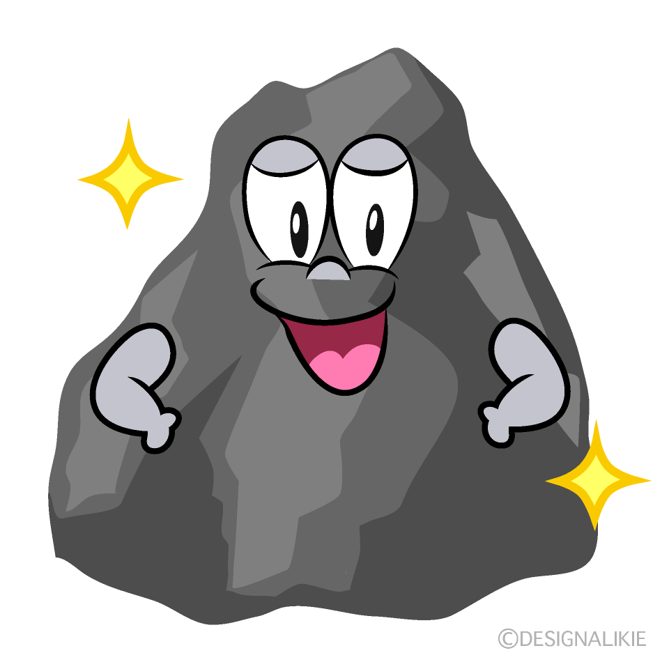 Glitter Rock Cartoon Character Image