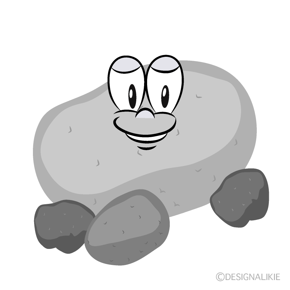 Stone Cartoon Character Image