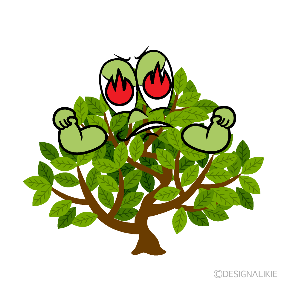 Enthusiasm Shrub Cartoon Character Image