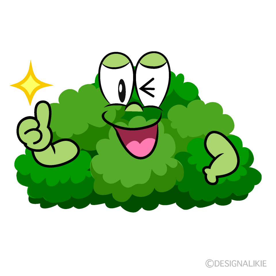 Thumbs up Bush Cartoon Character Image