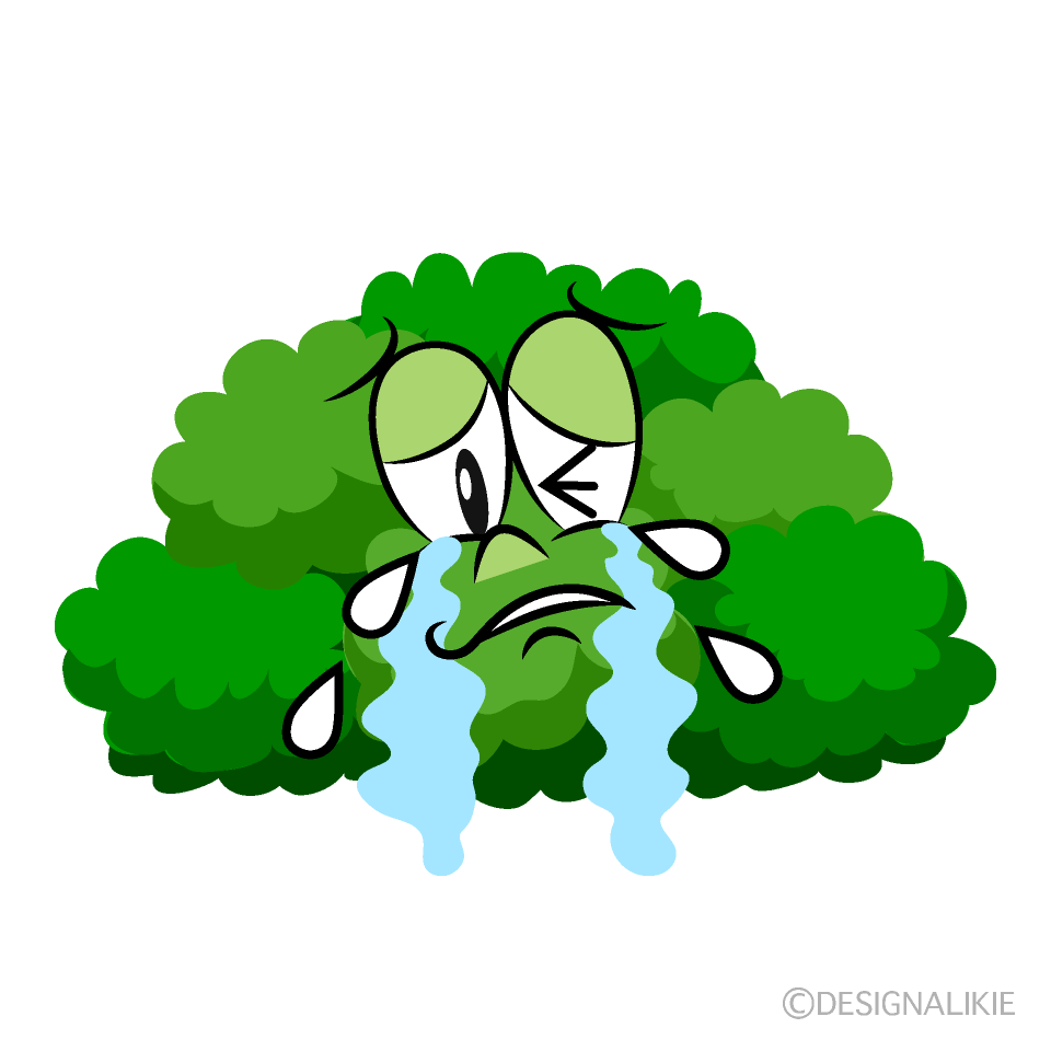 Crying Bush Cartoon Character Image