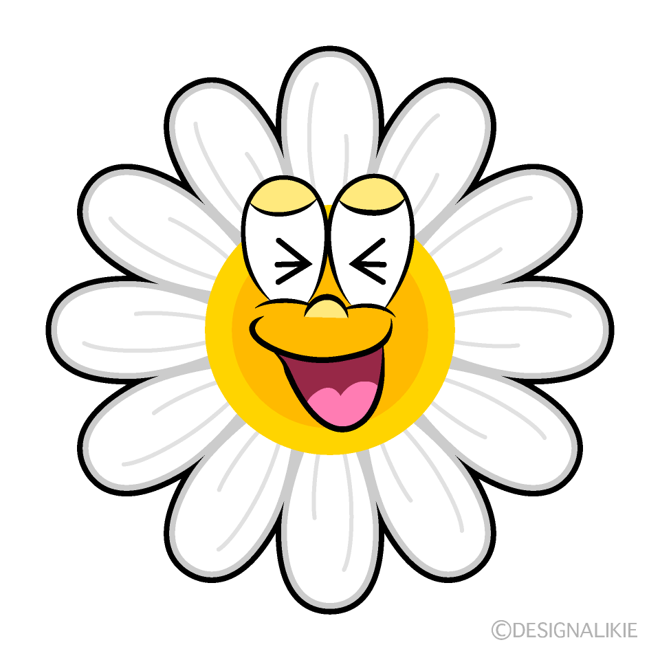 Laughing Daisy Cartoon Character Image