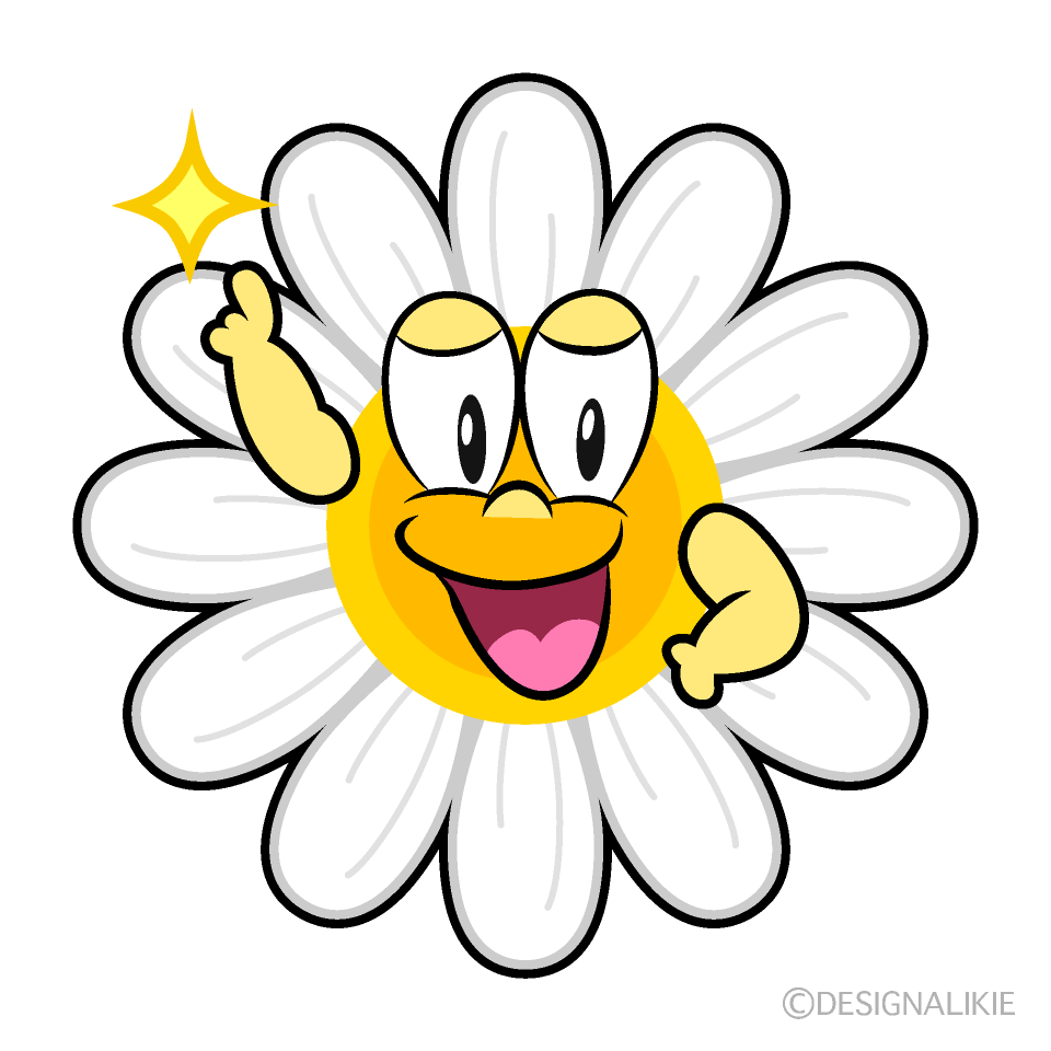 Posing Daisy Cartoon Character Image