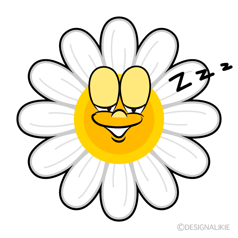 Sleeping Daisy Cartoon Character Image