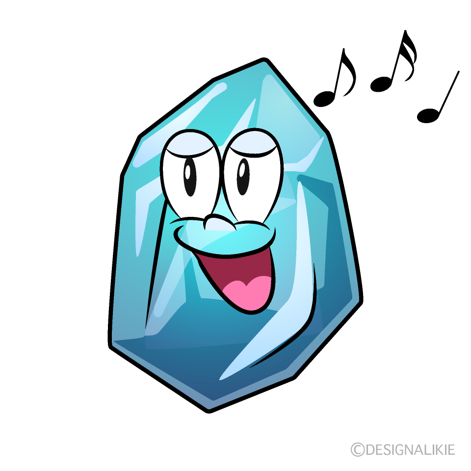 Singing Ice Cartoon Character Image