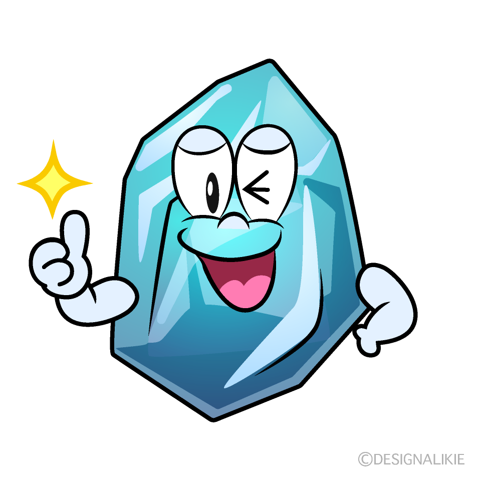 Thumbs up Ice Cartoon Character Image