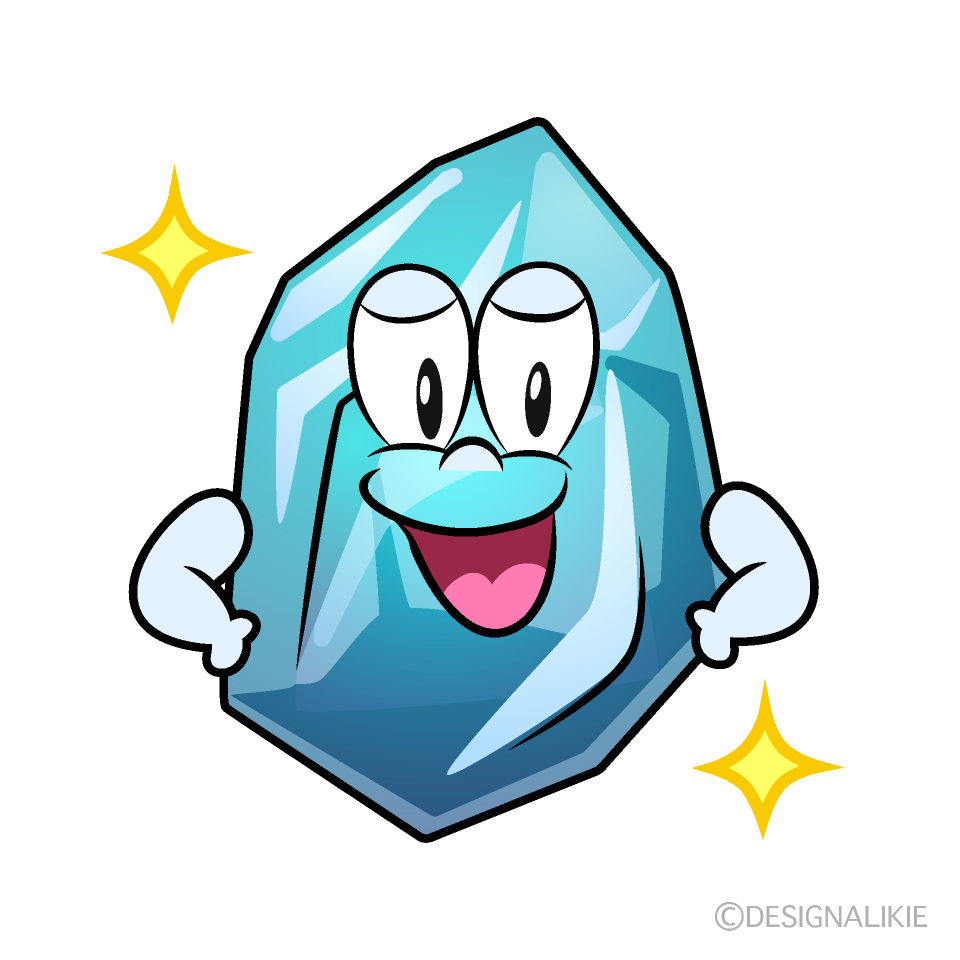 Glitter Ice Cartoon Character Image