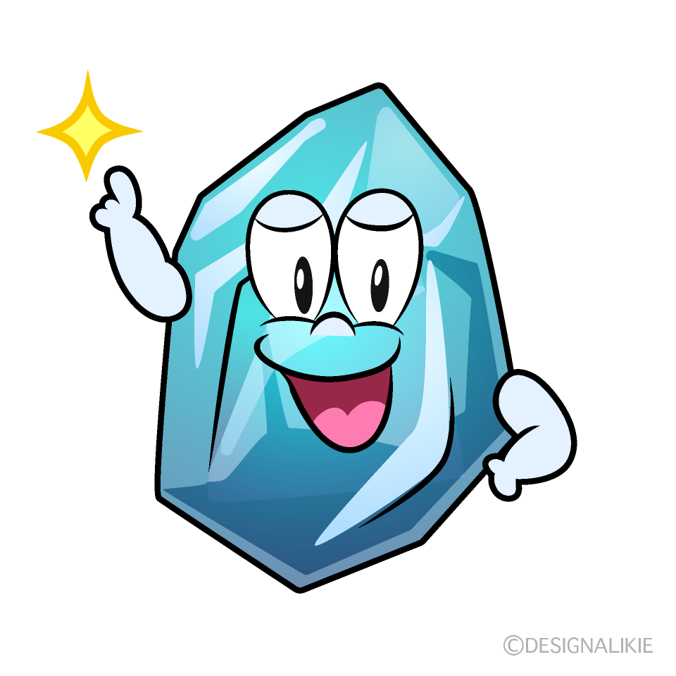 Posing Ice Cartoon Character Image