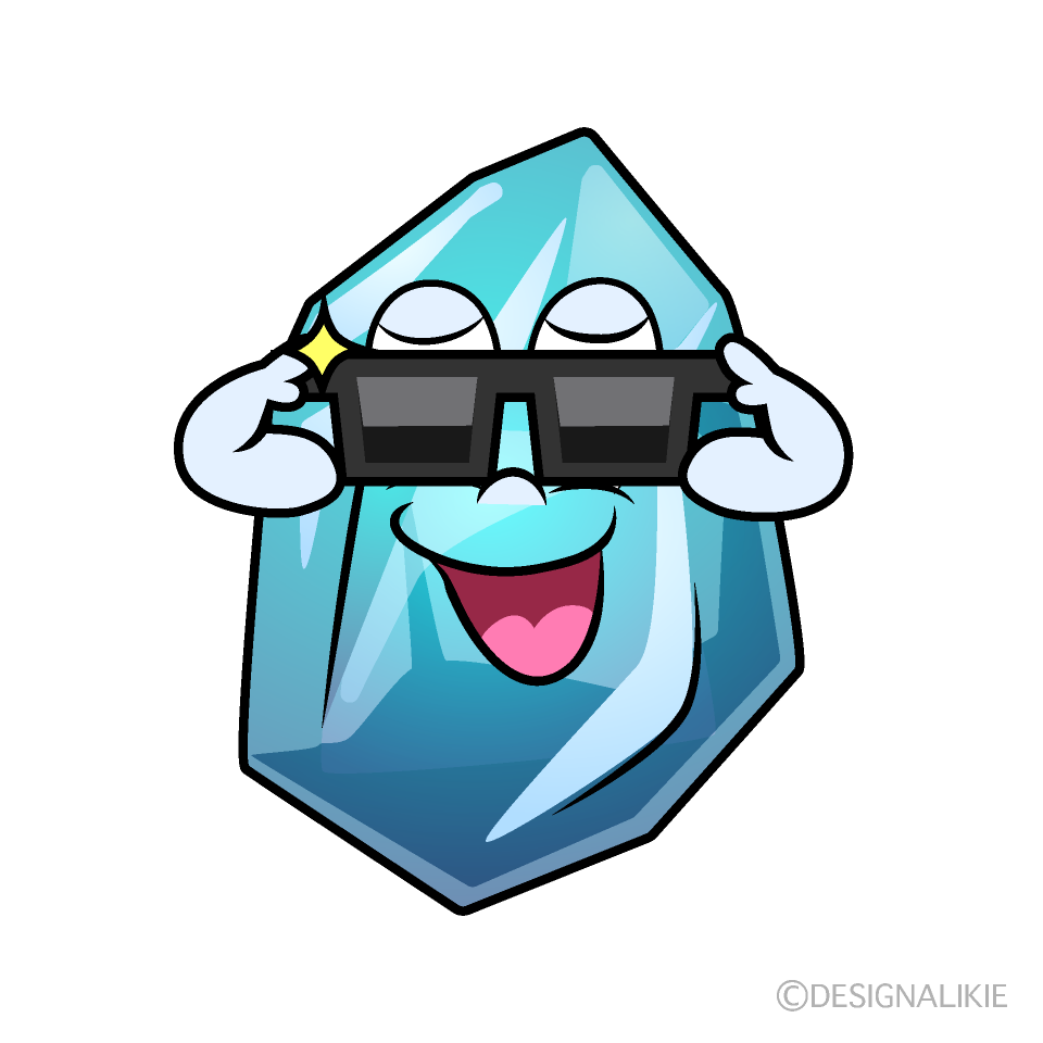 Cool Ice Cartoon Character Image