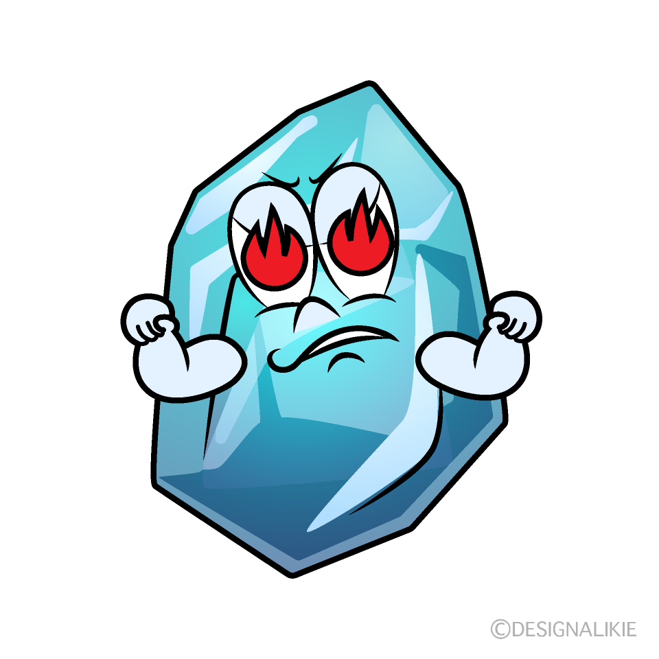 Enthusiasm Ice Cartoon Character Image