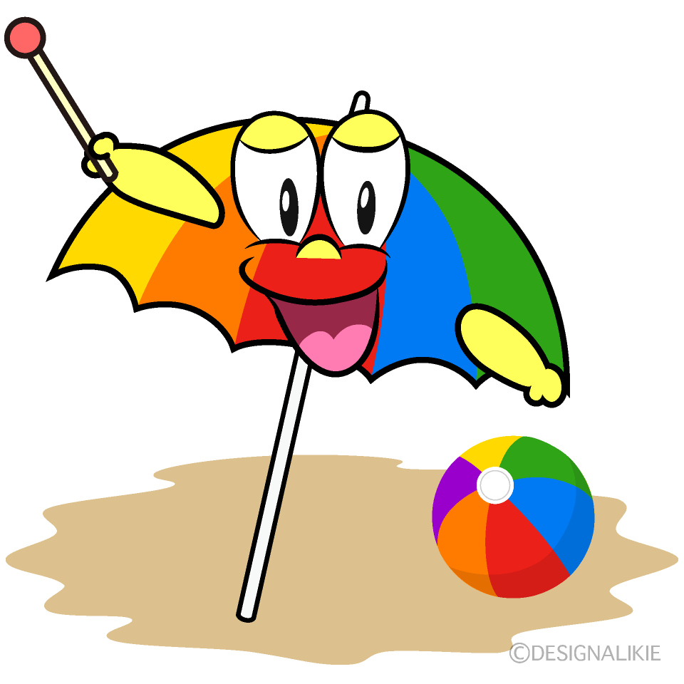 Speaking Beach Cartoon Character Image