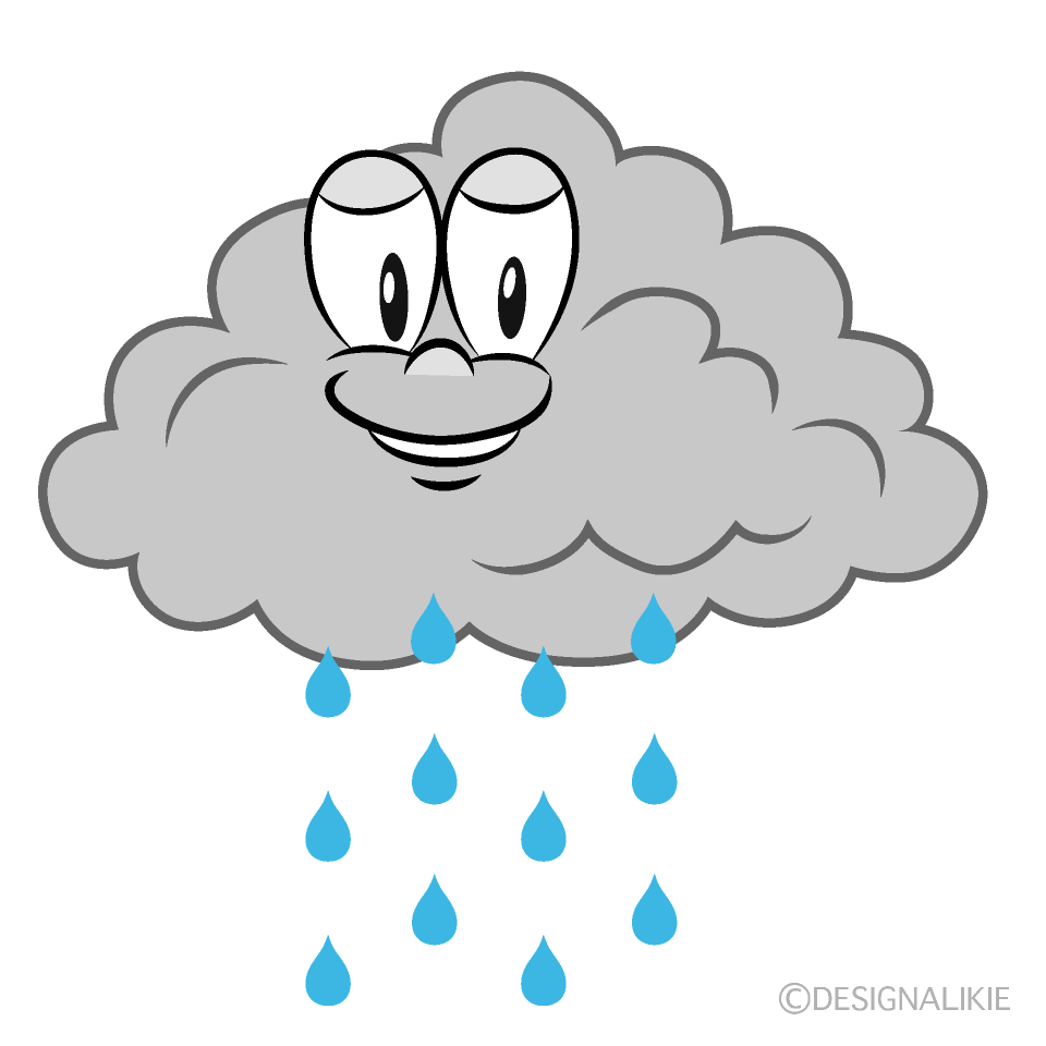 Rain Cartoon Character Image