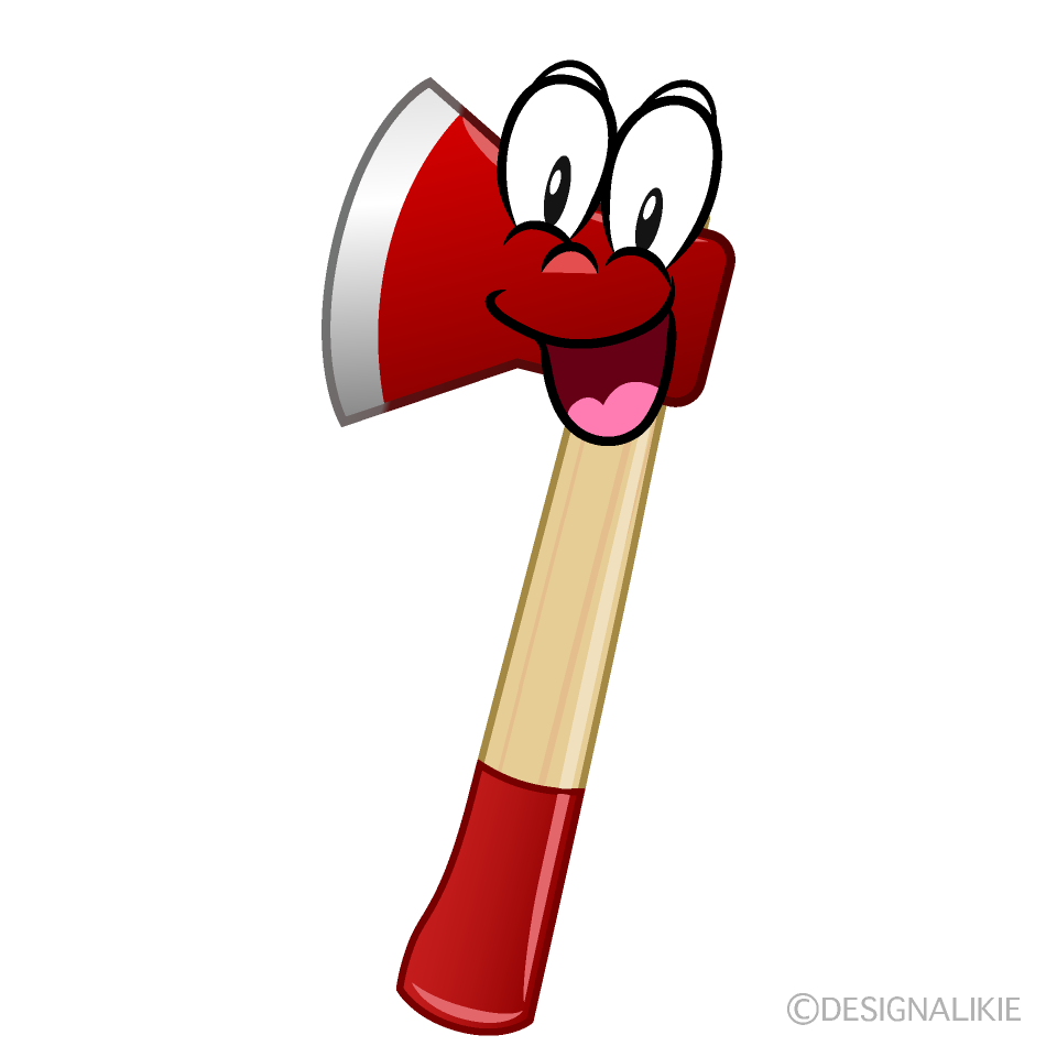 Surprising Hatchet Cartoon Character Image