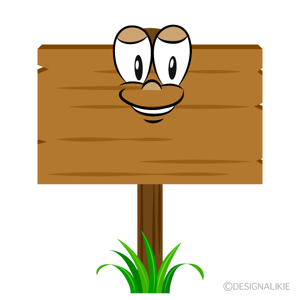 Signboard Cartoon Character Image