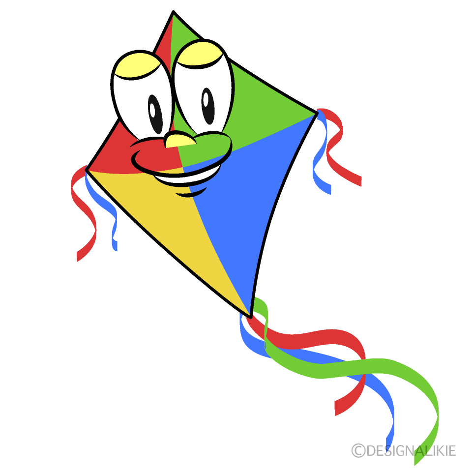 Kite Cartoon Character Image