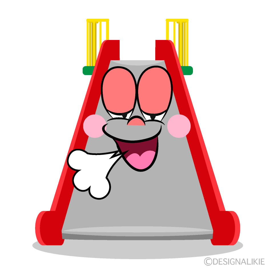 Relaxing Slide Cartoon Character Image