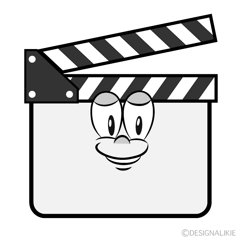 Clapperboard Cartoon Character Image