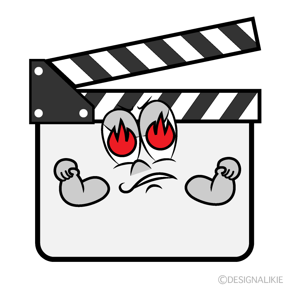 Enthusiasm Clapperboard Cartoon Character Image