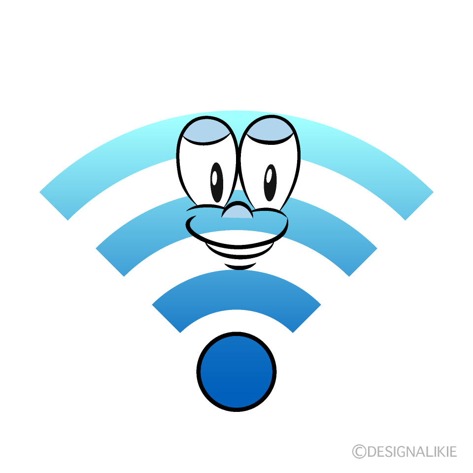 Wi-Fi Cartoon Character Image