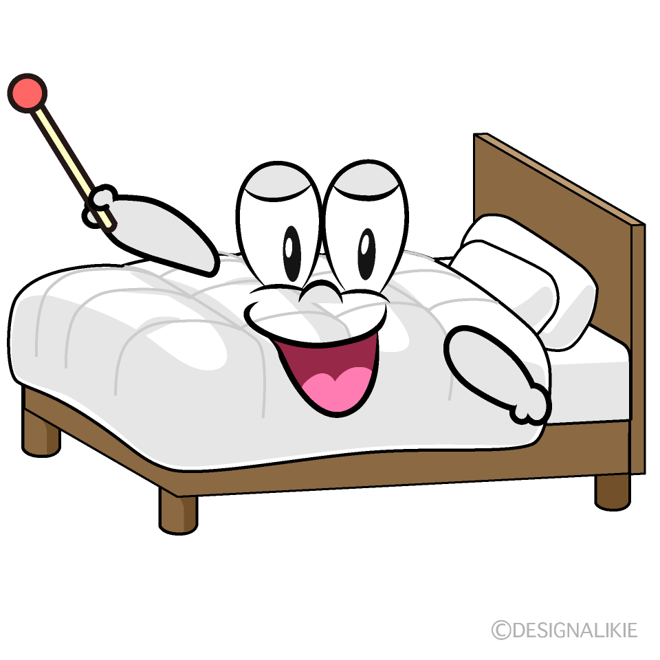 Speaking Bed Cartoon Character Image