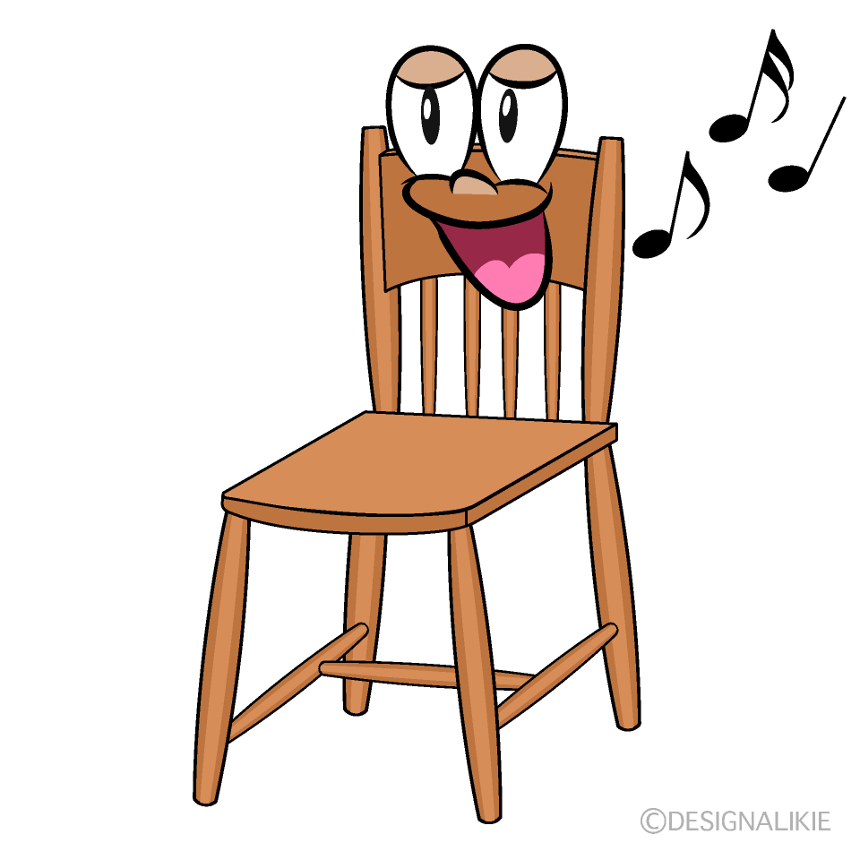 Singing Chair Cartoon Character Image