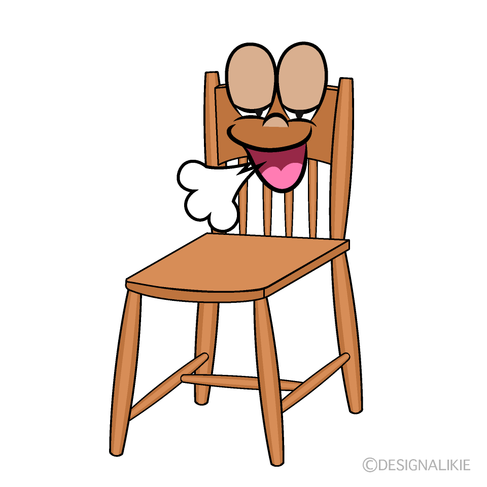 Relaxing Chair Cartoon Character Image