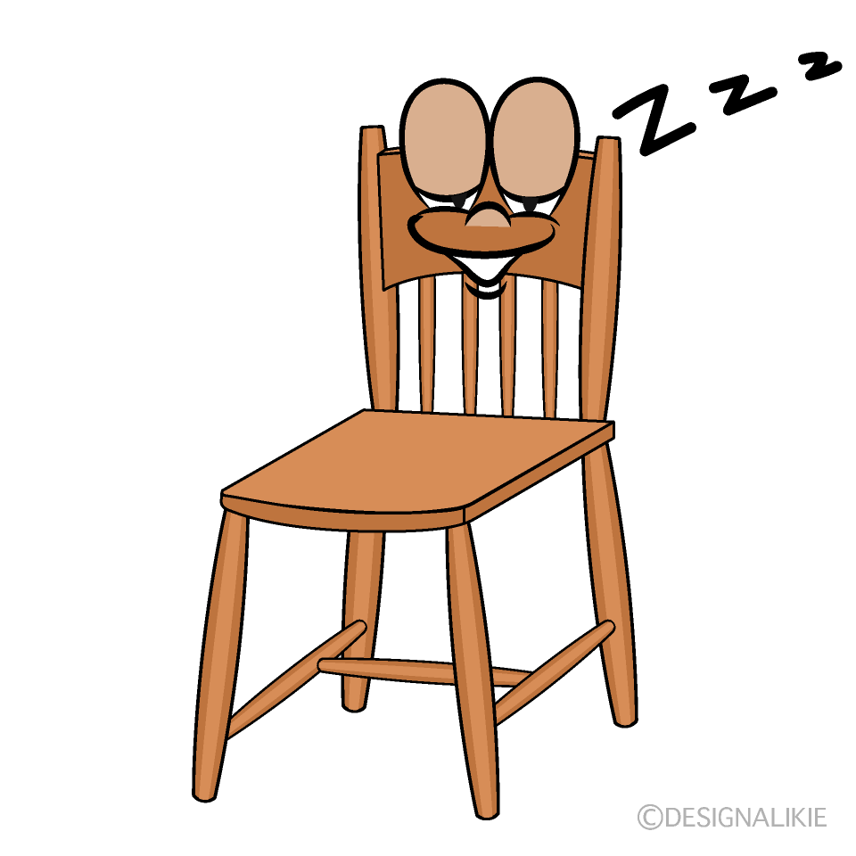 Sleeping Chair Cartoon Character Image