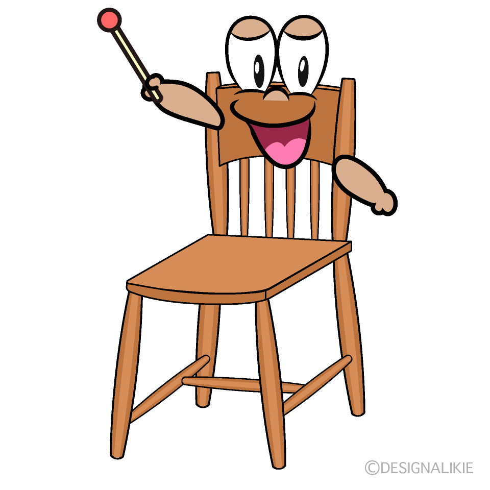 Speaking Chair Cartoon Character Image