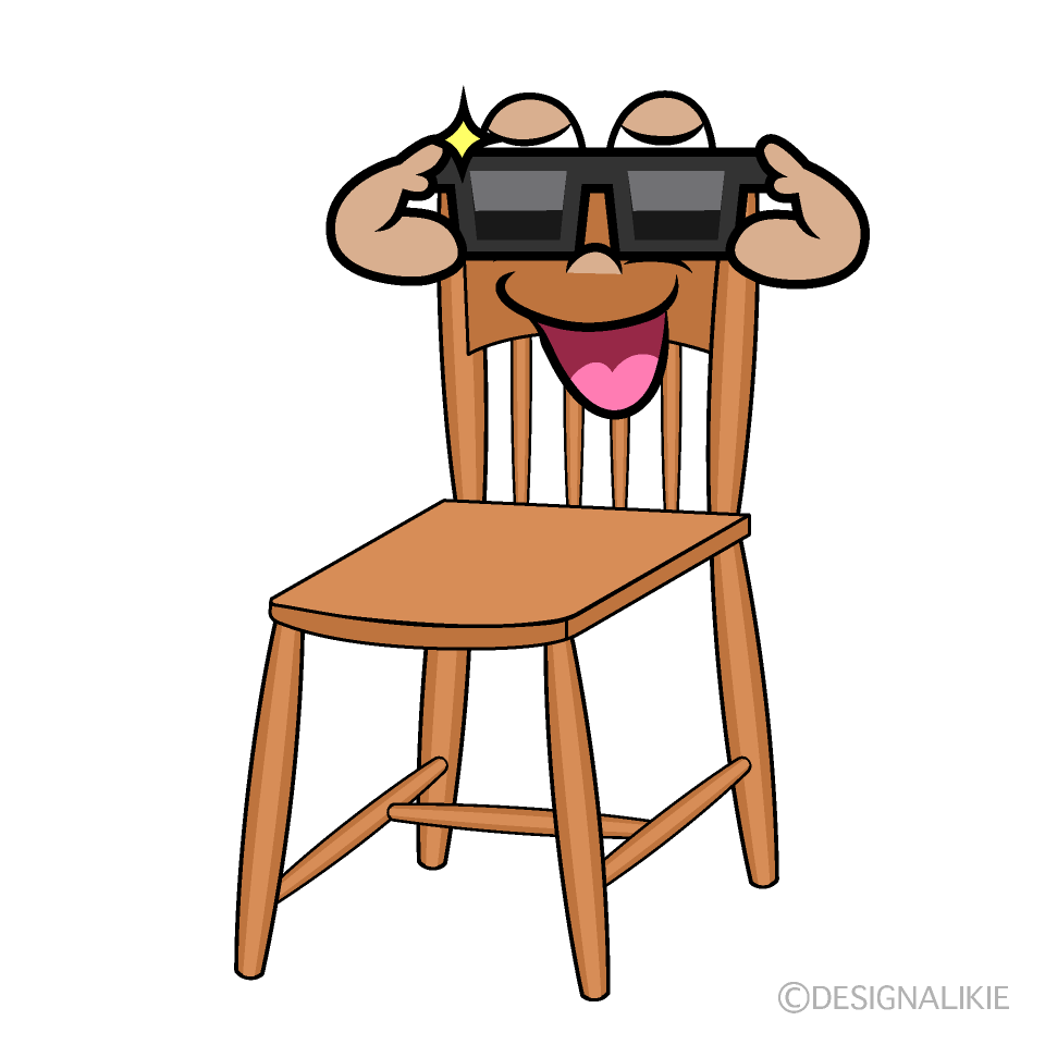 Cool Chair Cartoon Character Image