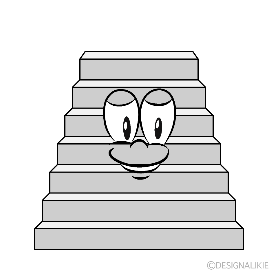 Stairs Cartoon Character Image