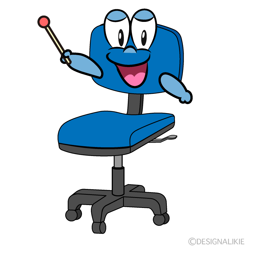 Speaking Desk Chair Cartoon Character Image