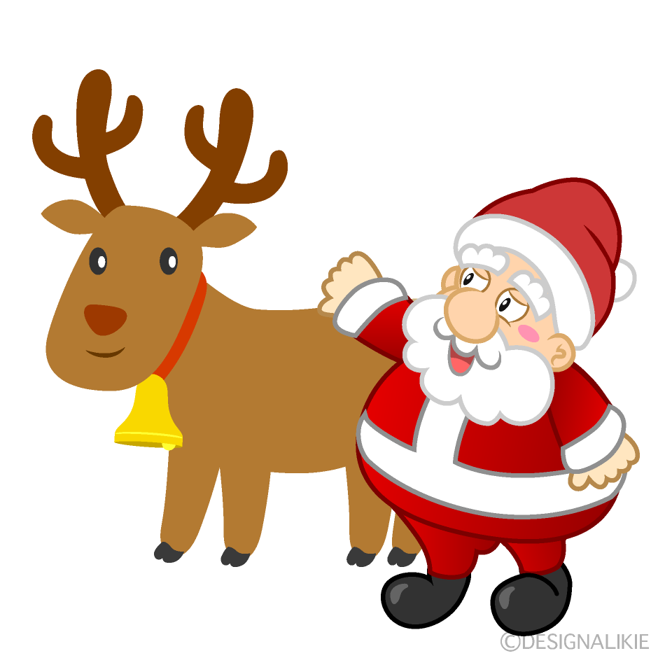Papá Noel y renos