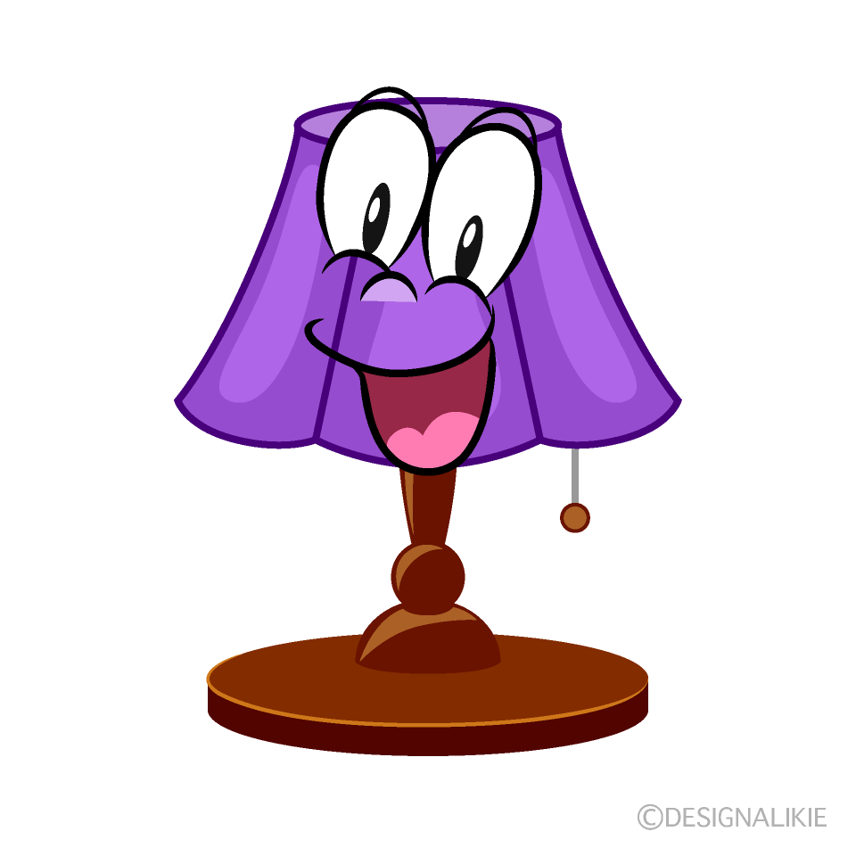 Surprising Lamp Cartoon Character Image