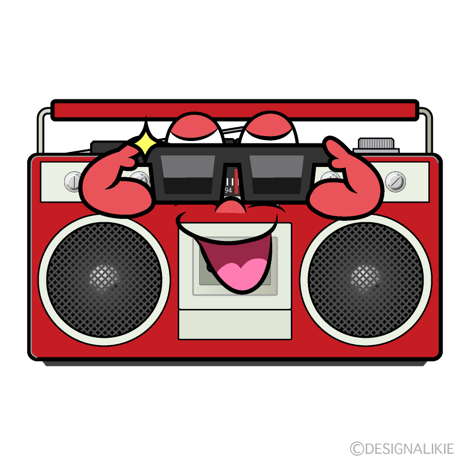 Cool Raido Cartoon Character Image